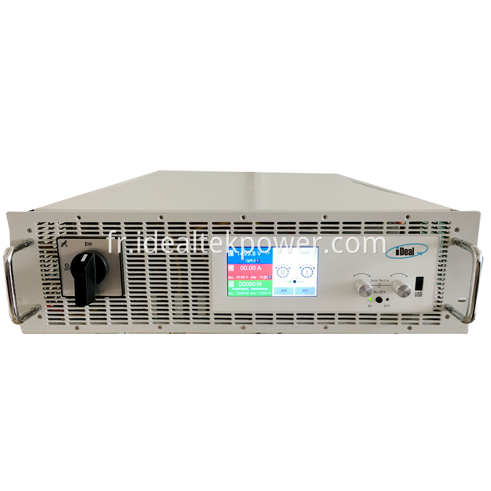 Bidirectional Power Supply Front Panel